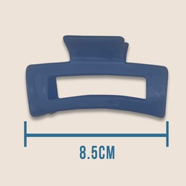 Women's Fashion Hair Accessories Effortless And Elegant Colorful Acrylic Hair Claw Clip PACK OF 6 Beautiful Pastel Jelly Colors Included