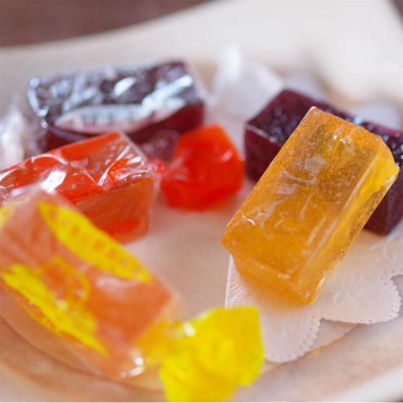 Misuzu Candy Box in Iijima Shoten Fruit Jelly Shinshu Ueda
