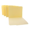 BAZIC Manila File Folder 1/3 Cut Letter Size, Left Right