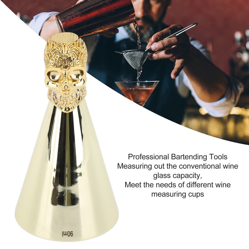 Stainless Steel Jigger Japanese Style Bar Bartending Measuring Ounce Cup