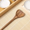 NUOBESTY Wooden Heart Spoons, Bamboo Heart Shaped Serving Mixing Spoon