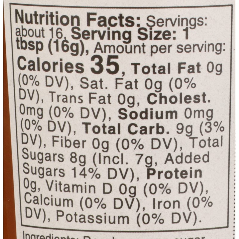 Bonnie's Jams, Peach Ginger Jam, 8.75 Ounce