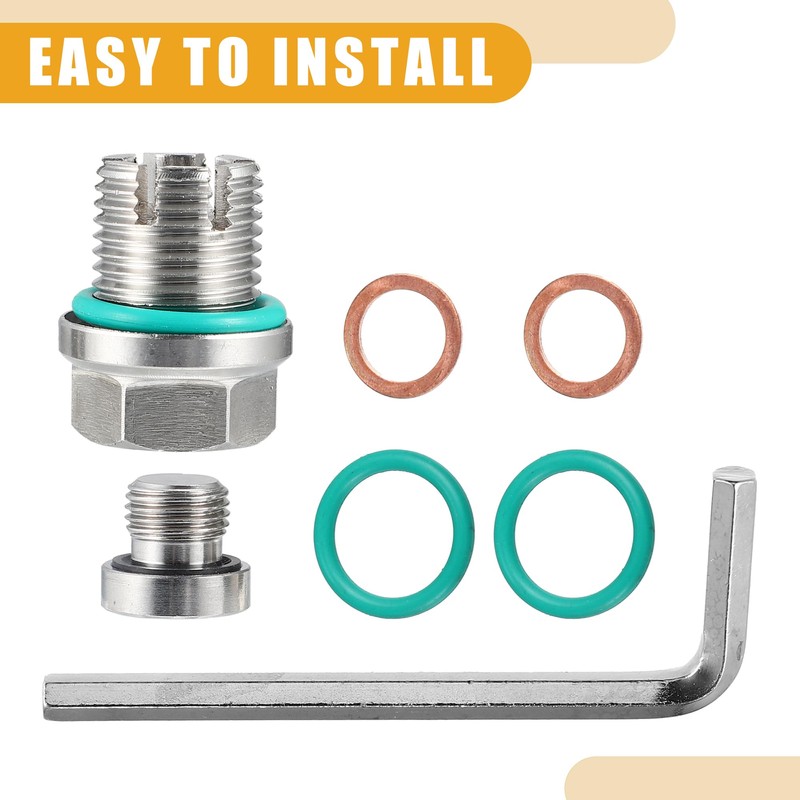 Partuto 1 Set M16-1.5x15mm Universal Car Oil Drain Plug -