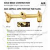 AUU Bathroom Wall Mount Bath Tub Faucet, Wall Mounted 3