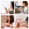 2 Pack Glass Nail Files for Natural Nails, Crystal Nail