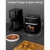 Kitchen Elite Digital Air Fryer Oven, Compact Cooker with Window,