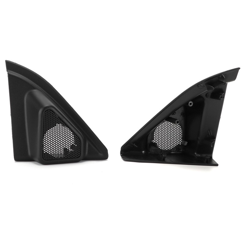 2pcs Car Door Tweeter Speaker Cover Trim Loudspeaker Decor Replacement