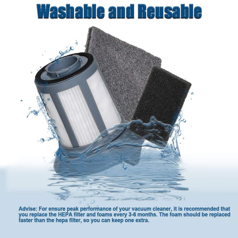 HIFROM Replacement Filter Replacement for Bissell Bagless Canister Vacuum 6489