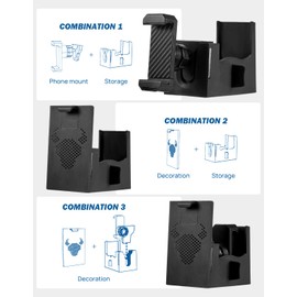JOYTUTUS Cubby Phone Mount Cubby Storage Compatible with Ford Maverick 2024 2023 2022 Truck Dash Cubby Insert Phone Holder & Storage Box Kit