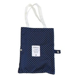 Umbrella Cover, Folding Umbrella, Bag, Absorbent, Microfiber, No Need to Fold the Umbrella, Easy to Put in a Cover and Store it in a Compact Pin Dot (Navy)