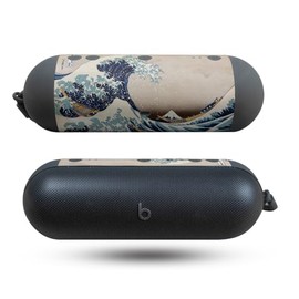 Speaker Skin Compatible with Beats Pill (2024) - Great Wave of Kanagawa - Premium 3M Vinyl Protective Wrap Decal Cover - Easy to Apply | Crafted in The USA by MightySkins