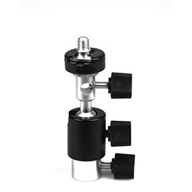 fittings4you Ball Head Flash Tilt Ball Joint 1/4 Inch 3/8 Inch Umbrella Holder Blitz LC2602