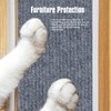 Cat Scratching Mat,Cat Scratch Furniture Protector, Trimmable Self-Adhesive Couch Protector,Carpet