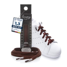 Leazy Flat Elastic Shoelaces - The Flat, Flexible Shoe Strap for Hooking On