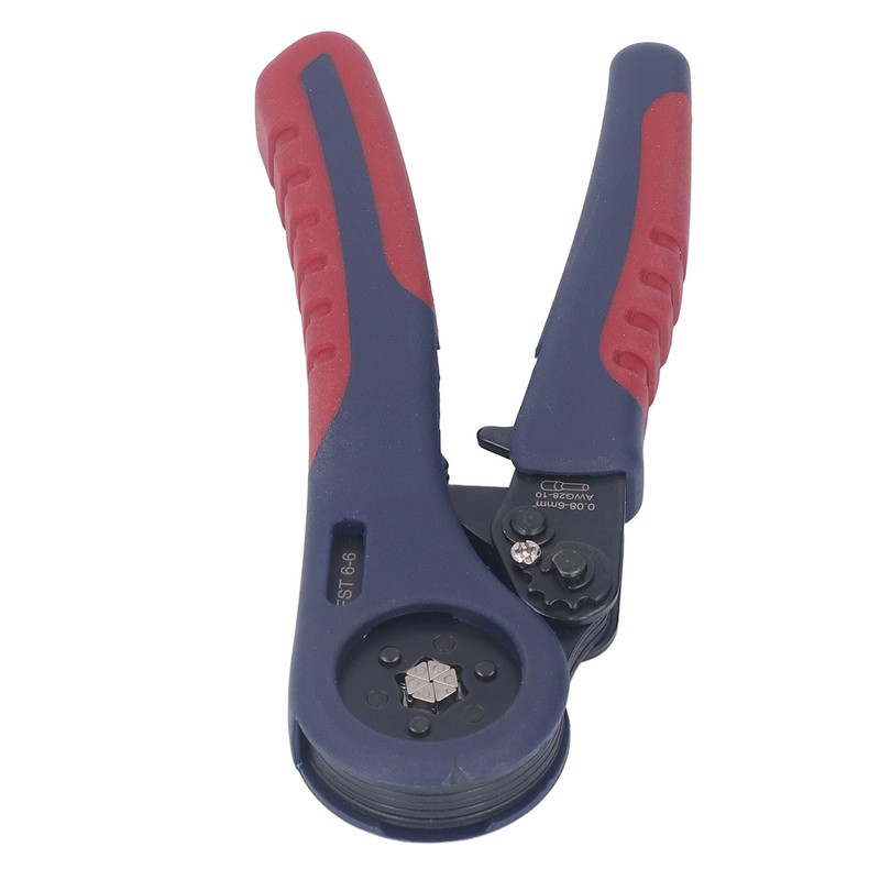 Ferrule Crimping Plier Self Adjustable Ergonomic Ratchet Wire Shrinkage Hand