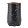 Coffee Bean Canister Airtight Stainless Steel Visible 800ml with Spoon