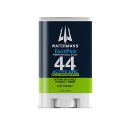 WATERMAN'S Watermans Facepro Spf 44 Protector Solar En Barra Para La Cara, Protector Solar De Óxido De Zinc, Protector Solar Seguro Para Arrecifes, Pr