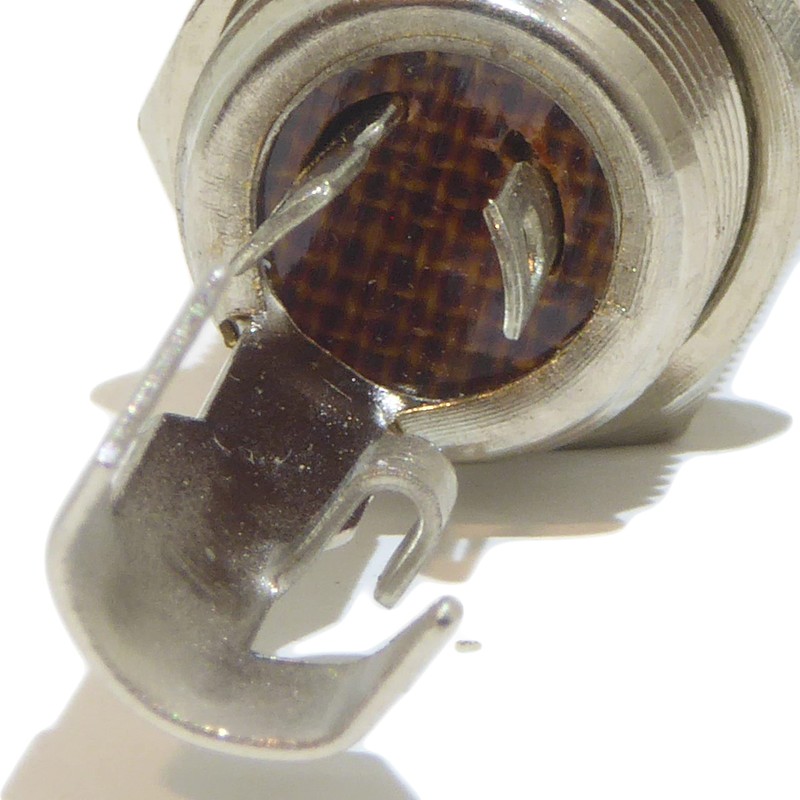 Guitar Jack Socket long body barrel with combined end pin