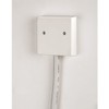 Xavax Cooker Outlet Socket for Surface and Flush Mounting, White