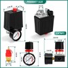 BOGERDACK 4 Way Air Compressor Pressure Switch Control Valve Kit
