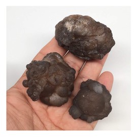 3 pieces, 174.1g, 1.4-2.1", Natural Chalcedony Nodules Crystals Minerals Specimens Gemstones @Morocco, MF3124