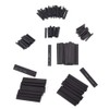 127Pcs Heat Shrink Tubing Kit 12 Sizes Black Electric Insulation