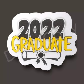 Handmade 2022 Graduate Graduation Vinyl Sticker
