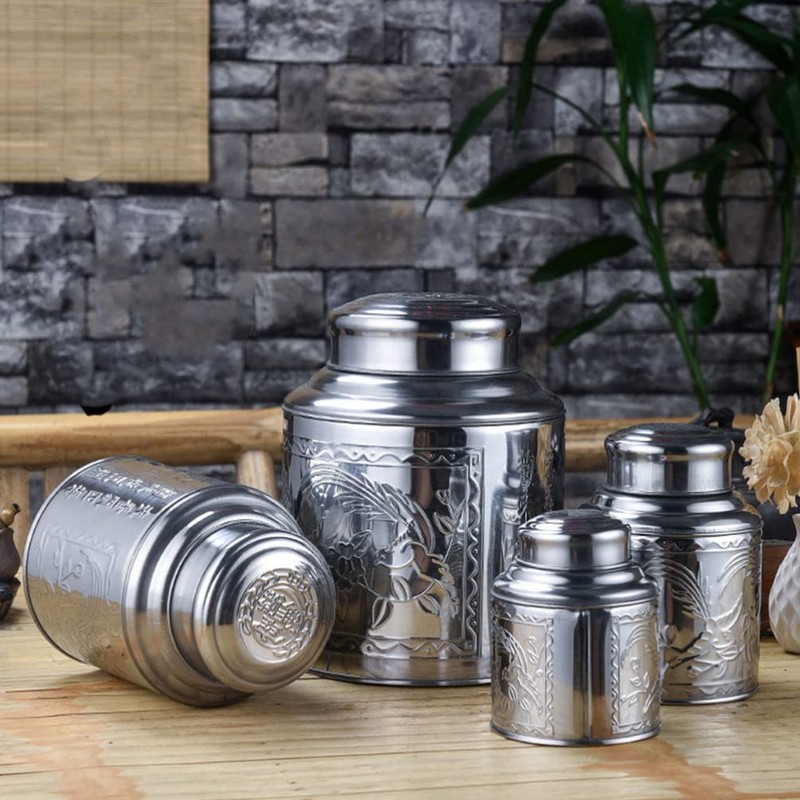 UPKOCH Spice Jars Tea Canisters 250 g Tea Storage Container