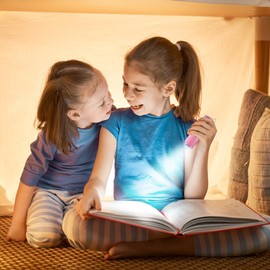 Udbrud Pack of 6 Mini LED Torch Children, Small LED Aluminium Torch with Lanyard, Camping Hand Lamp, Night Light Torch for School, Hunting, Backpacking