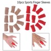 5개입 10개입 손가락 보호대 부목 커버 슬리브 스포츠 [5pcs white
