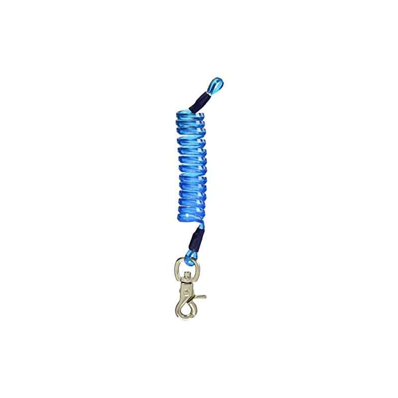 LLB Sports Coil Cord with Carabiner L Length 8.7 inches