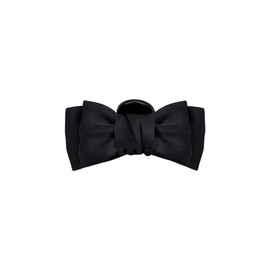 Bow Hair Claw Clips Black