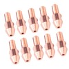 10Pcs Welding Contact Tip Submerged Copper Arc Nozzle Accessory M12