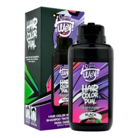 Qprro Wey Tinte Shampoo Express Cabello Cubre Canas 500ml