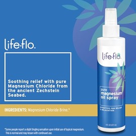 Life-flo Pure Magnesium Oil, 8 Ounce