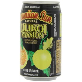 HAWAIIAN SUN Natural Lilikoi Passion Fruit Drink (Two 6 Pack of 11.5 oz Cans)