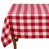 Fennco Styles Buffalo Plaid Collection Classic Checked Cotton Blend Tablecloth
