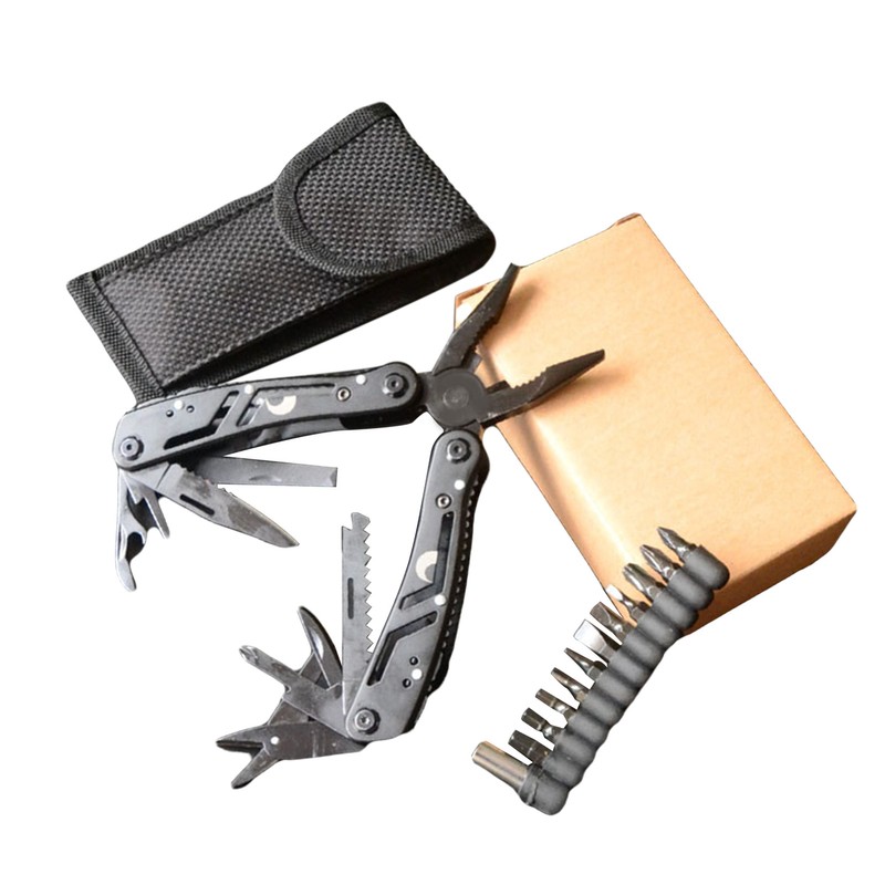 Multitool Pliers Pocket Size Knife Screwdriver File Bottle Opener Saw