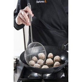 Fackelmann OPAL Skimmer, Straining Spoon, Stainless Steel, 5.5x12x37.5cm, Silver