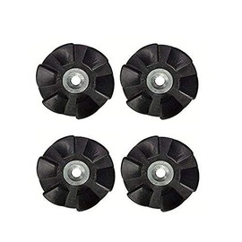 Sustitución Negro Rubber Gear Piezas de repuesto para Nutribullet – Pack de 4