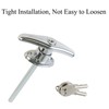 Funnytek Garage Door T-Handle Lock Kit Shed Door Lock T