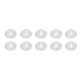 10Pcs Footswitch Toppers Clear Transparent Universal for Guitar Effects Pedal Accessories