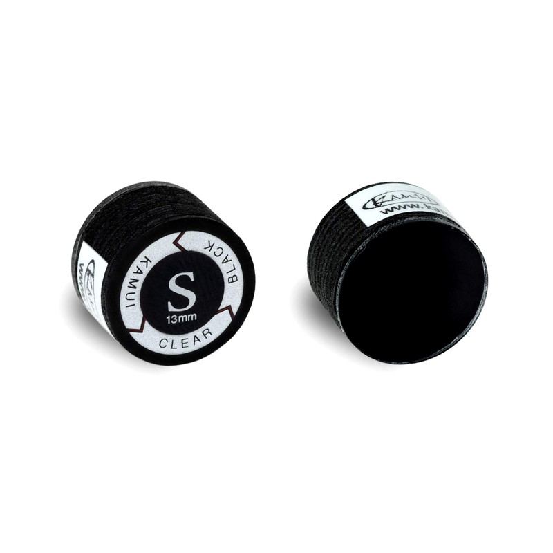 KAMUI Clear Black Laminated Pool Billiard CUE TIP - 1