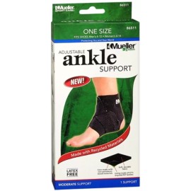 Mueller Green Eco-Friendly Adjustable Ankle Support Brace