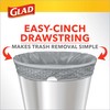Glad Medium Drawstring Trash Bags with Clorox, 8 Gal, Lemon