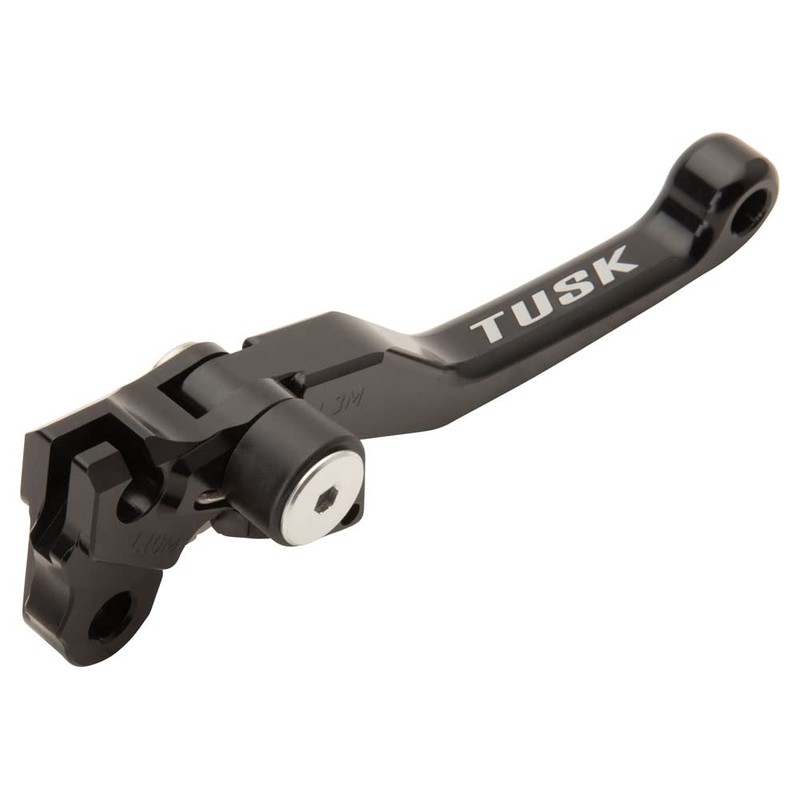 TUSK Folding Lever Set Black for Kawasaki KX112 2022-2025