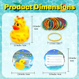 Cruise Ducks 100-Piece Adventure Kit: 30 Assorted Rubber Ducks, 30 Cruise Ship Tags & 40 Bands for Hiding Games, Bath Toys, Pool Fun, or Collectible Decor