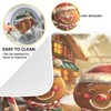 Christmas Gingerbread Snow Dish Drying Mat for Kitchen Counter 16