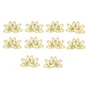 100pcs Shaped Paper Clips Flower Shape Metal Portable Office Clips