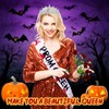 3 Pcs Halloween Prom Queen Crowns and Sashes Set Bloody